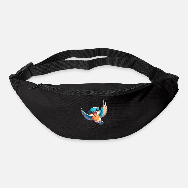 Eisvögel Eisvogel - Gürteltasche - Schwarz