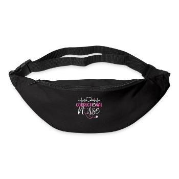 Appréciation de l’infirmière correctionnelle Infirmière de prison - Sac banane - noir - Devant