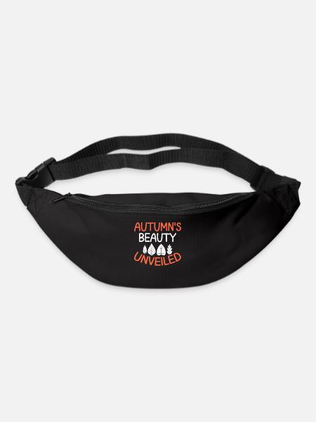 Blattpeeper Herbst Laub Herbst Peeper - Gürteltasche - Schwarz
