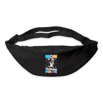 Maman de l’anniversaire Pirate Pirates Anniversaire Pirate - Sac banane - noir - Devant