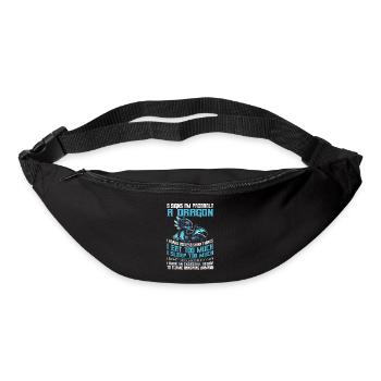 Dragon Creatures Medieval Dragon - Bum bag - black - Front