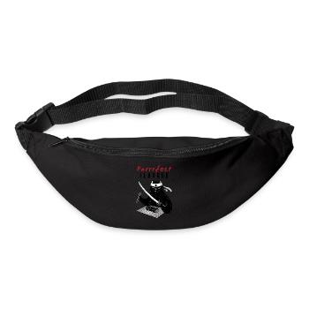 Purrrfect Flavour – Sushi Chef Cat - Gürteltasche - Schwarz - Vorne