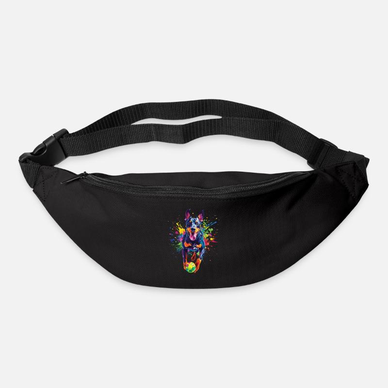 Dobermann - Gürteltasche - Schwarz