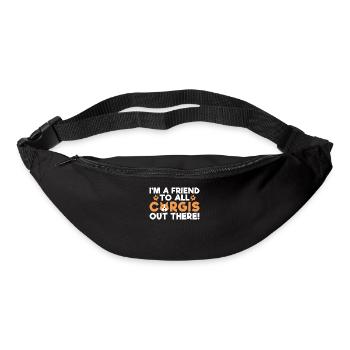 Corgi Gifts for Corgi Lovers - Bum bag - black - Front