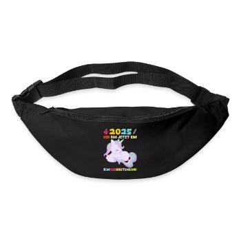 Kindergarten 2025 Girl Gift Kita 2025 Decoration - Bum bag - black - Front