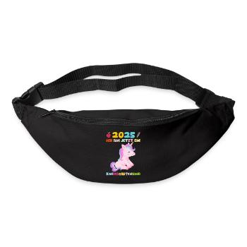 Kindergarten 2025 Girl Gift Kita 2025 Decoration - Bum bag - black - Front