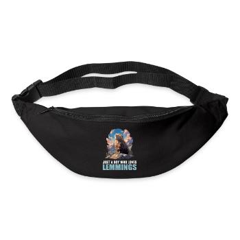 Lemmings Lemming - Sac banane - noir - Devant