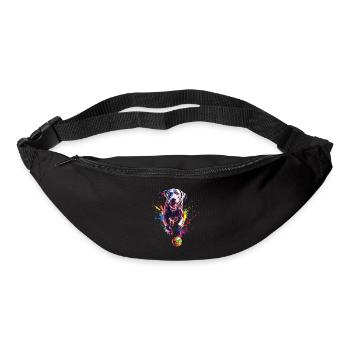 Weimaraner - Gürteltasche - Schwarz - Vorne