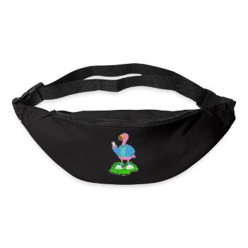Flamingo Smartphone - Gürteltasche - Schwarz - Vorne