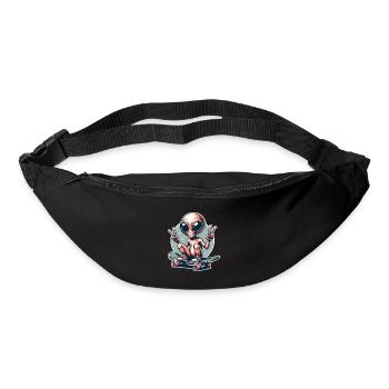 Alien Skateboard Skater Skate - Sac banane - noir - Devant
