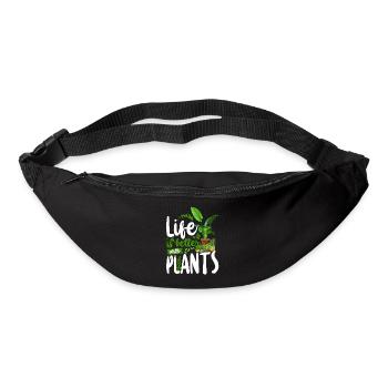 Plant Lover Gardening Life Is - Bum bag - black - Front