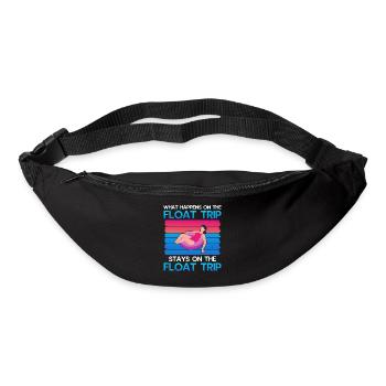 Flotteur d’été Rivière Tubing Fête Tenue de plage - Sac banane - noir - Devant