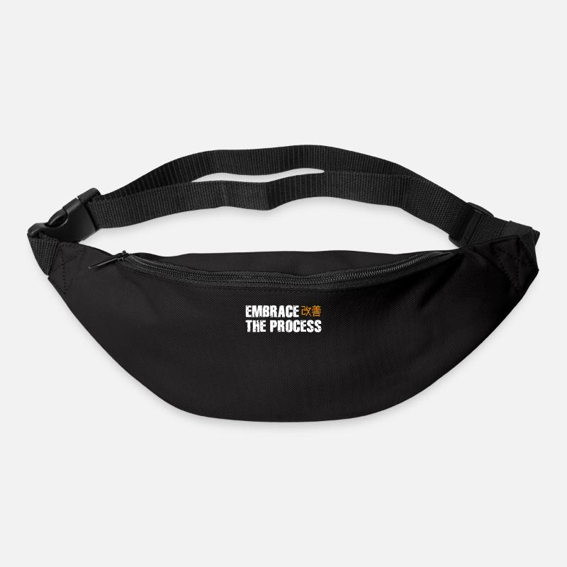 Japanese Kaizen Embrace The Process - Bum bag - black