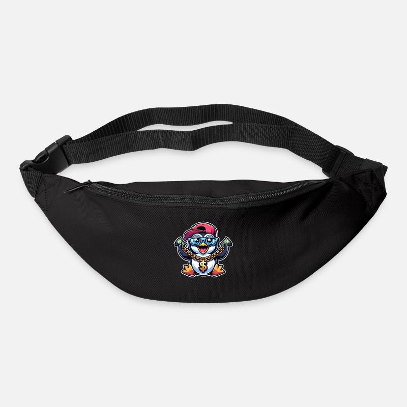 Pinguin - Gürteltasche - Schwarz