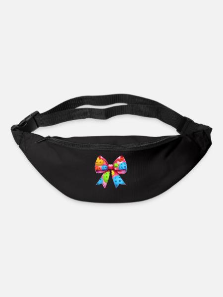 Coquette Bow Pickleball Muster Mothers Day Rosa - Gürteltasche - Schwarz