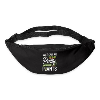 Amateur de plantes jardinière Fille juste - Sac banane - noir - Devant