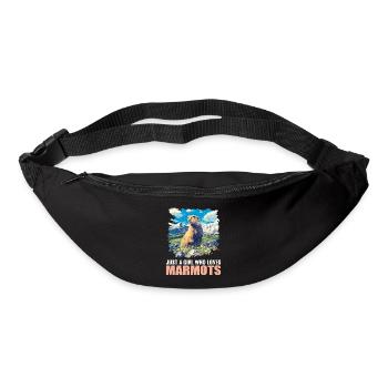 Marmottes Marmottes - Sac banane - noir - Devant