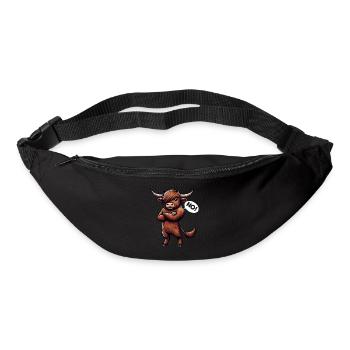 Scottish Highland Cow Scotland Farm - Bum bag - black - Front