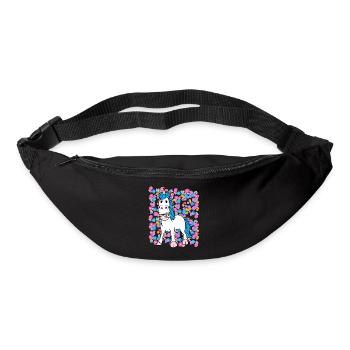Enfants Enfant Licorne Licornes Bébé Bambins - Sac banane - noir - Devant