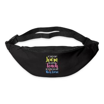 If They Can't Learn The Way We Teach Special - Bum bag - black - Front