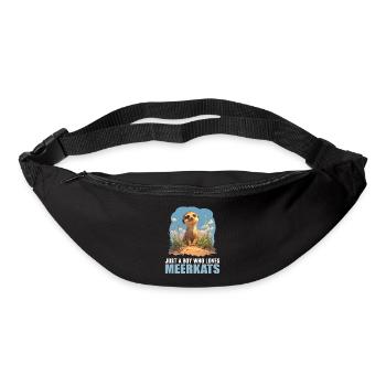Meerkat Erdmännchen - Gürteltasche - Schwarz - Vorne