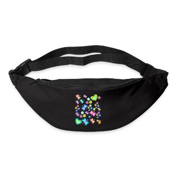 Spring Summer Kids Child Baby Butterflies - Bum bag - black - Front