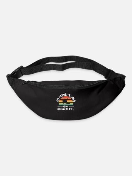 Kurzkopfgleitbeutler - Gürteltasche - Schwarz