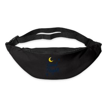 Bonne nuit rêveur look douillet - Sac banane - noir - Devant