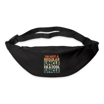Best Uncle Proud Uncle Quote Humor - Bum bag - black - Front