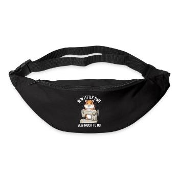 sew so little time to do so much - Bum bag - black - Front