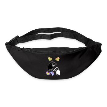Chats, Chats, Enfants, Enfant, Chaton - Sac banane - noir - Devant