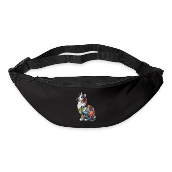 Norwegische Waldkatze - Gürteltasche - Schwarz - Vorne
