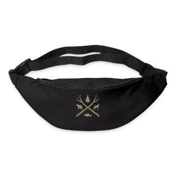 Hiking Outdoor Forest Wilderness Nature Lover Gift - Bum bag - black - Front