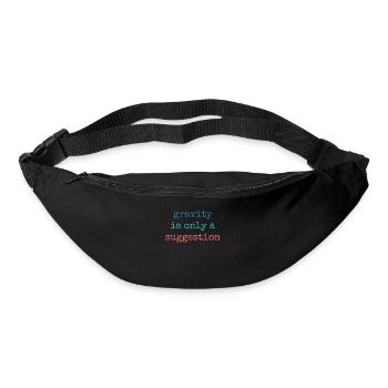 Gravity is just a suggestion boulderer - Bum bag - black - Front