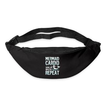 Mermaid Underwater Performer Mermaid - Bum bag - black - Front