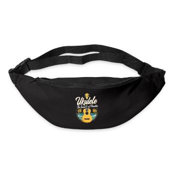 Ukulele Player Hawaiian Music Tropical - Bum bag - black - Front