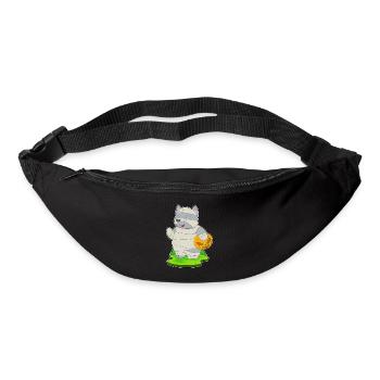 Cat Halloween Mummy - Bum bag - black - Front