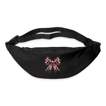 Coquettish Bow Edgar Allan Poe Literature Pink - Bum bag - black - Front