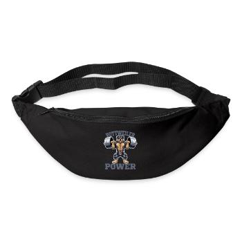 Rottweiler Power Gym Force de musculation - Sac banane - noir - Devant
