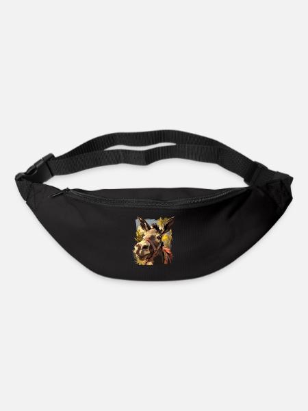 Donkey Esel - Gürteltasche - Schwarz