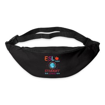 ESL-Lehrer ESL Unterricht - Gürteltasche - Schwarz - Vorne