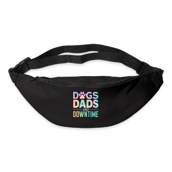 Dog Dad Gifts for Men - Gürteltasche - Schwarz - Vorne