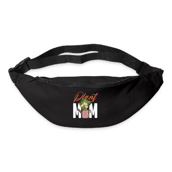 Amoureux des plantes Jardinage Plante Maman - Sac banane - noir - Devant