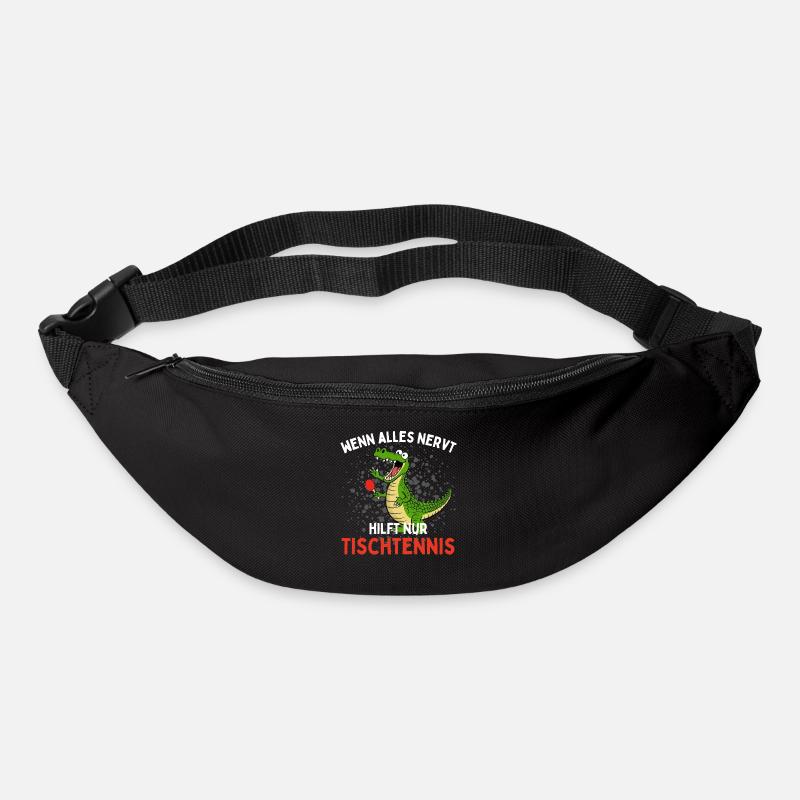 When everything is annoying, only table tennis funny things help - Bum bag - black