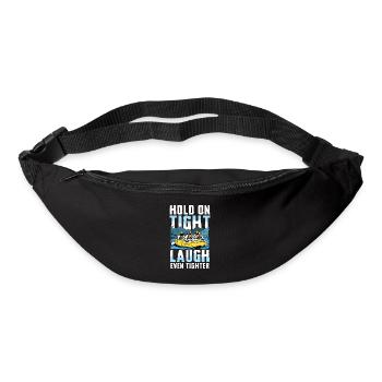 Rafting Adventure: Hold on tight, laugh - Bum bag - black - Front