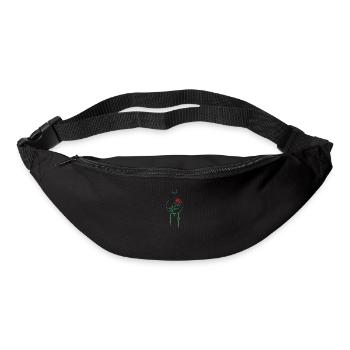 Himmlischer Rosentraum - Gürteltasche - Schwarz - Vorne