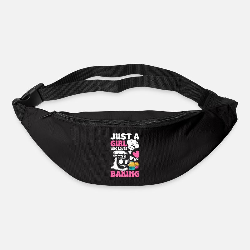 Backen Bäcker Bäckerei - Gürteltasche - Schwarz