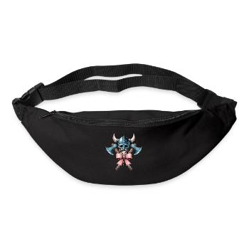 Coquette Bow Viking Norse Mythology Ribbon - Bum bag - black - Front