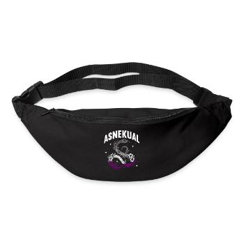 askekual snake Design for a asexual person - Gürteltasche - Schwarz - Vorne