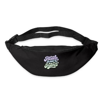 L’intuition plutôt que l’instinct Inspirant - Sac banane - noir - Devant